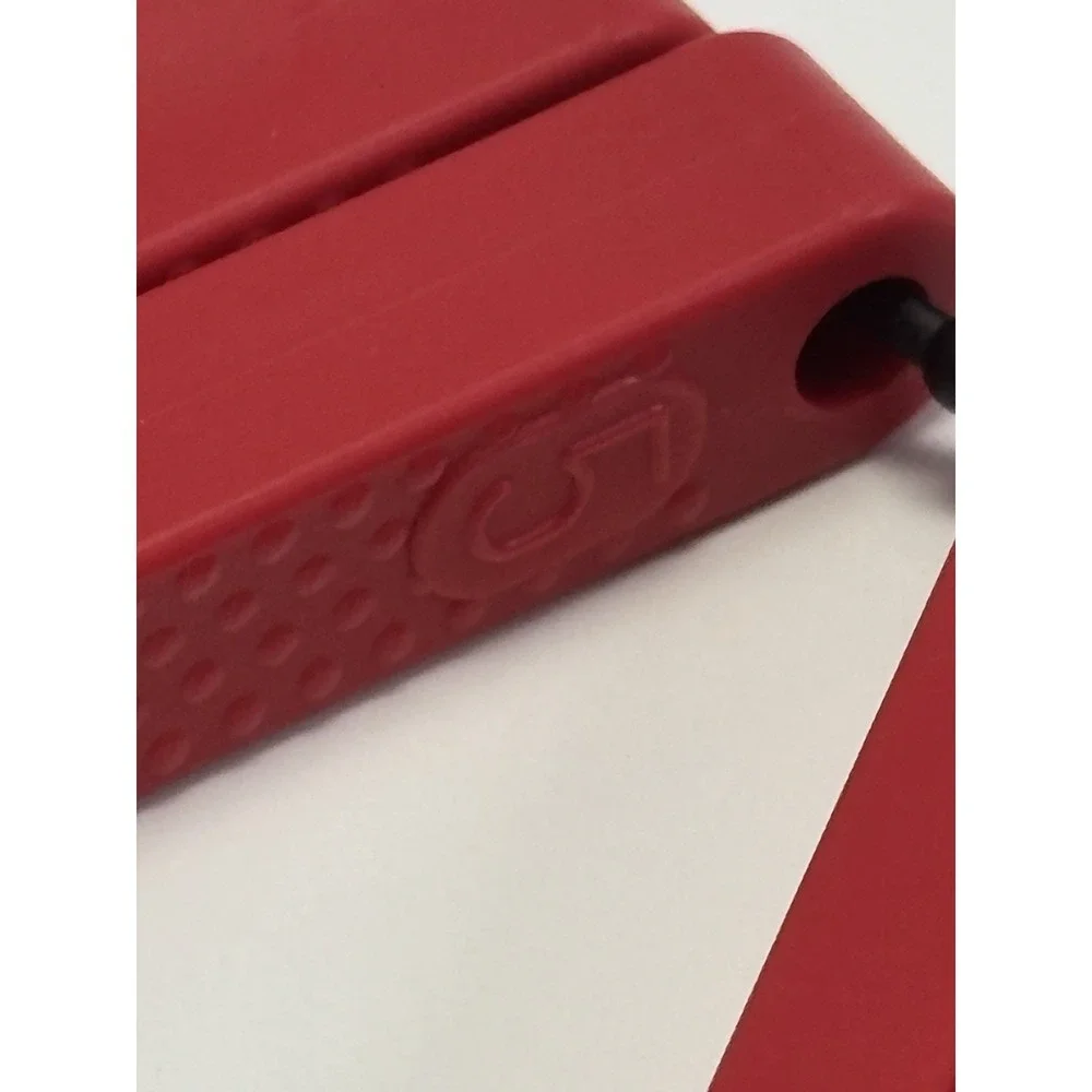 TalkTools Jaw Grading Bite Blocks Red Oral Motor Therapy Speech Feeding Tool Set